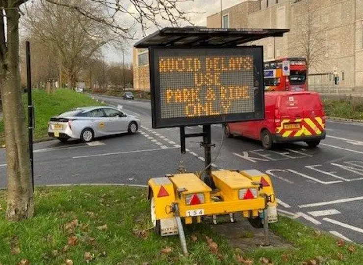 Oxfordshire County Council & MVIS & SG: Park & Ride VMS Solution | MVIS & SG Case Study