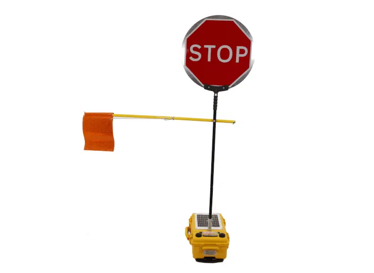 INSTABOOM&trade; Flagger - The UK's First Solar Micro-Barrier