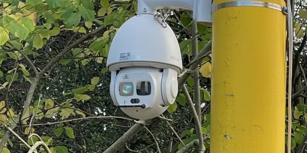 fixed cctv on mast