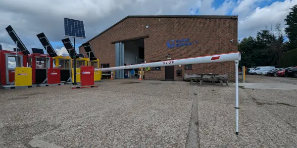 SOSEC 200+ solar powered barrier