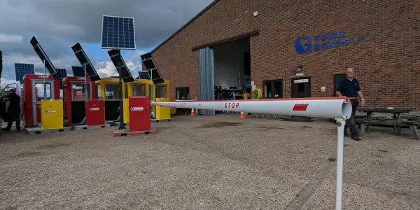 SOSEC 200+ solar powered barrier