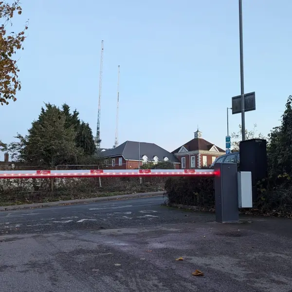 fixed install barrier at car park