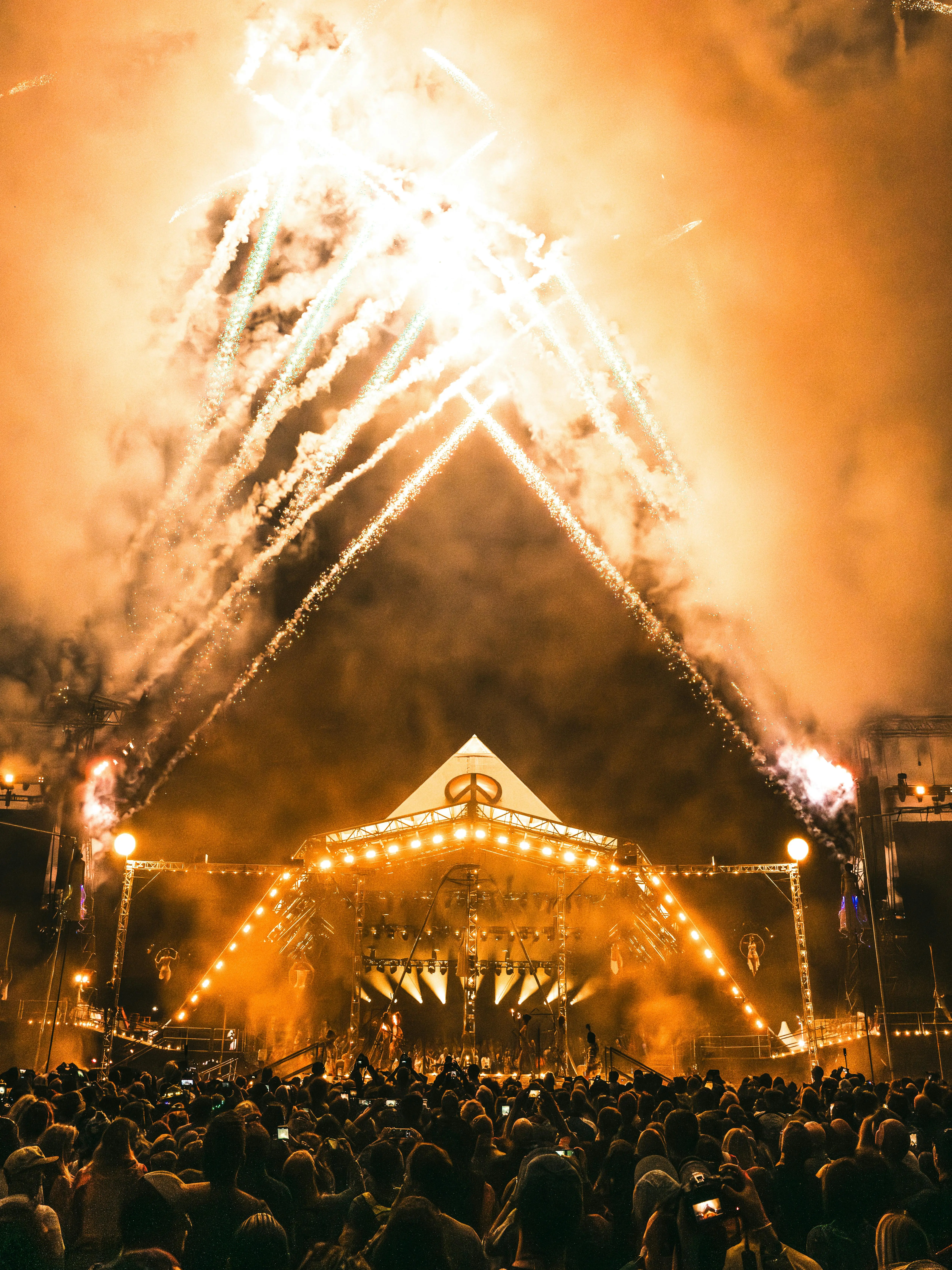 event stage crowd
